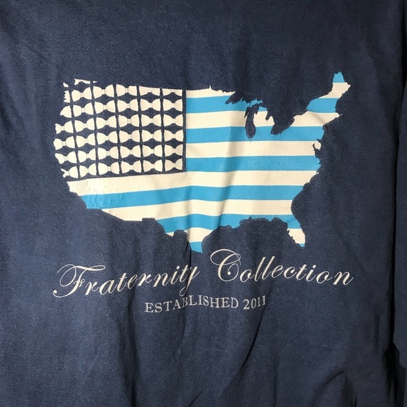 Fraternity Collection Long Sleeved Pocket Tee - Picture 3 of 4